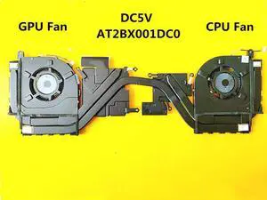 Laptop CPU/GPU Cooling Heatsink&Fan for Lenovo Rescuer Y9000K Legion Y730-15 Y740-15 AT2BX001DC0 ND85C10-18B02 ND85C11-18B03