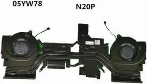 Laptop CPU/GPU Cooling Heatsink&Fan for Dell Inspiron G15 5510 5511 5515 05YW78 0CD2W3 AT36L003ZS0 EG75071S1-C100-S9A