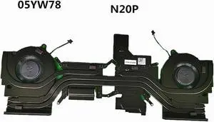 Laptop CPU/GPU Cooling Heatsink&Fan for Dell Inspiron G15 5510 5511 5515 05YW78 0CD2W3 AT36L003ZS0 EG75071S1-C100-S9A