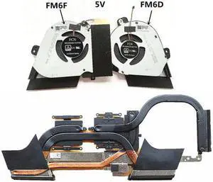 Laptop CPU/GPU Cooling Radiator Heatsink&Fan for Asus Zephyrus G15 GA502 GA502IU GX502 13NR03V0AM0101