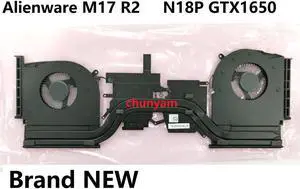 AT2KG002FAL FOR Alienware 17" M17 R2 Laptop CPU GPU Heatsink Cooling FAN CN-0R23G0 R23G0 100% tested