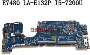 Laptop Motherboard For Latitude 7480 E7480 I5-7200U CAZ20 LA-E132P CN-0CJWHX CJWHX Mainboard 100% Tested