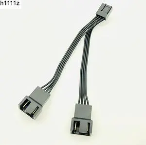 4Pin Fan PWM Cable 1 to 2 Motherboard 4-Pin Female to PWM Fan 4-Pin Male Multi-fan Temperature Control Extension Cable Fan Cable