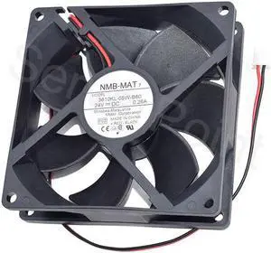 For NMB-MAT 3610KL-05W-B60 9025 24V 0.26A 9CM Two Lines Cooling Fan Working