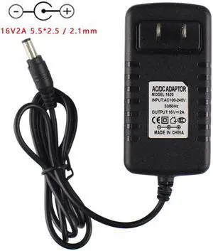 16V 2A 5.5*2.5 / 2.1mm Center Positive AC DC Adapter For Booster PAC ESA22 ES2500KE ES2500 ESA217 ES5000 ESP5500 Charger