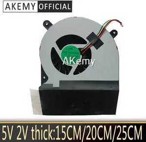 Akemy Laptop Cooling Fan FOR Asus ROG G750JY G750JYA  CPU VGA GPU fan   CPU thick 2.5 CM 12V