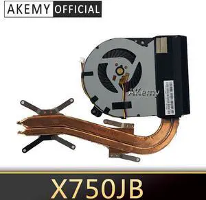 Akemy 13NB01X1AM0101-147E  for ASUS X750J X750JN X750JB Heatsinki with Fan  CPU Cooling Fan Heatsink Heat Sink Cooler
