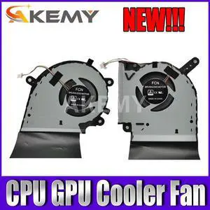 Akemy Cooling fan for Asus ROG Strix Hero III G731G G731GV G731GW G731GV-EV106T Series CPU GPU Cooling fan Laptop Radiator