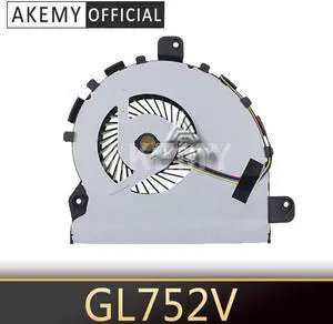 CPU COOLING FAN FOR For Asus ROG GL752V GL752VL GL752VY  Laptop CPU GPU fan
