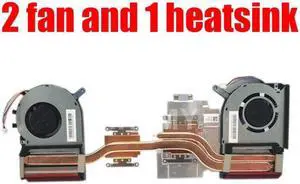For Asus Strix TUF 6 FX505GM FX705GM FX86SM FX705DU FX505DU FX86DU laptop CPU GPU cooling fan heatsink    2 fan and 1 heatsink