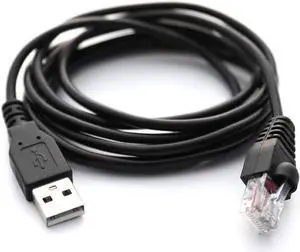 USB to RJ50 Console Cable AP9827 Cable for APC Smart UPS 940-0127B 940-127C 940-0127E with Molded Strain Relief Boot