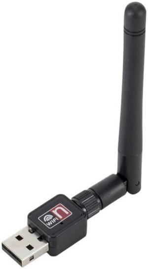 USB Wifi Adapter Mini Wireless Network Card Dongle with Additional Antenna for Desktop Laptop