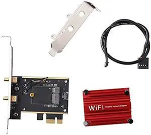 Wireless M.2 NGFF WiFi BT Card To Desktop PC PCI-E Network Adapter Converter for  3160NGW AX200NGW AX210NGW