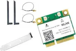 WiFi Card 8260HMW 8260AC with 8DB Antenna Mini PCI-E1200M Bluetooth 4.2 2.4G 5G Dual Band for Win7 Win 8 Win 10 Linux WiFi Card 8260HMW 8260AC with 8DB Antenna Mini PCI-E1200M Bluetooth 4.2 2.4G 5G Dual Band for Win7 Win 8 Win 10 Linux