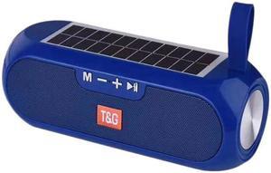 Bluetooth Speakers,Portable Bluetooth Speaker Stereo Music Box Solar Power Bank Waterproof USB AUX FM Radio