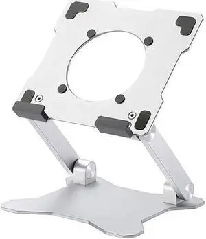 Aluminum Alloy Tablet Stand Dual-Axis Adjustable Portable Monitor Stand, Desktop Laptop Stand for iPad Pro