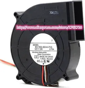 ! and 11cm centrifugal fan BG1002-B044-P0S 12V 0.75A 4wires ~