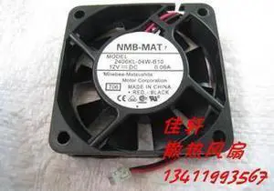 For NMB Cooling fan 6CM 6015 12V 0.06A 2406KL-04W-B10 Mute Cooling Fan For NMB Cooling fan 6CM 6015 12V 0.06A 2406KL-04W-B10 Mute Cooling Fan