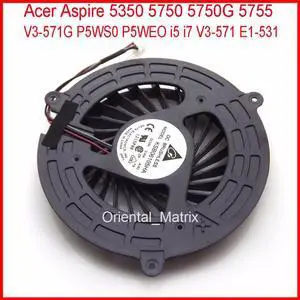 KSB06105HA-AJ83 Fan For Acer Aspire V3-571G 5350 5750 5750G 5755 P5WS0 P5WEO i5 i7 V3-571 E1-531 CPU Cooling Fan