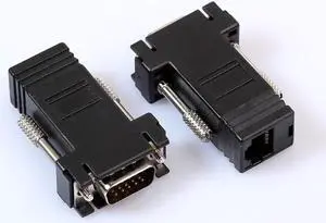 The VGA-to-RJ45 Adapter Extender Transmits VGA Signals with The Network Cable, and The VGA-to-network Cable Extender Has 15 Pins