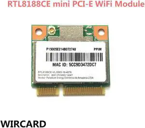 Realtek Rtl8188ce Wireless Wlan Wifi Card Acer Asus Toshiba 150mbps Half Mini Pci-e For Laptop Network Modem 802.11bgn