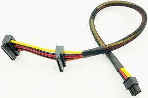 HDD SSD SATA Power Cable for Dell Vostro 3668 3667 3650 SATA Hard Drive SSD Power Supply 6Pin to Dual SATA Connector Adapter