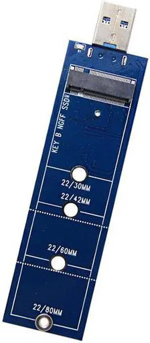 SSD M2 to USB Adapter M.2 to USB Adapter B Key M.2 SATA Protocol SSD Adapter NGFF to USB 3.0 SSD Card for 2230 2242 2260 2280 M2