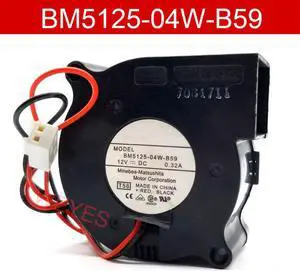 For bm5125-04w-b50  BM5125-04W-B59 5025 5cm 12v 0.32a drum wind machine worm gear fan