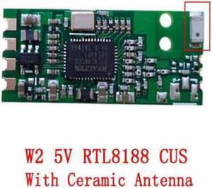 USB WiFi module RTL8188CUS wireless network card module W2 Onboard ceramic antenna