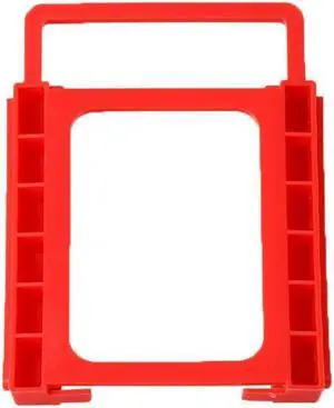2.5 to 3.5 inch SSD to HDD Mounting Adapter Bracket Hard Drive Holder Mounting Adapter Bracket RED