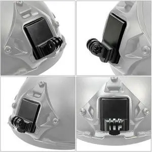 Metal Action Camera Helmet Holder Quick Release Fixing Mount Clip for Gopro Hero