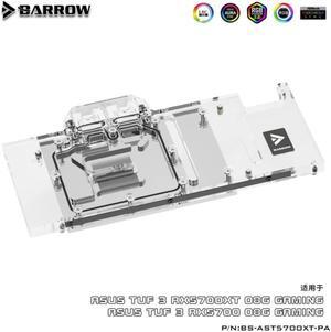 Barrow BS-AST5700XT-PA Full Coverage Water Cooling Block for ASUS TUF 5700XT Graphics Card barrow water cooling