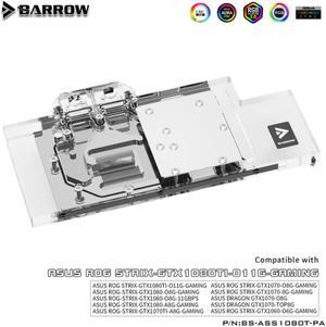 Barrow BS-ASS1080T-PA GPU Water Block(ASUS ROG STRIX GTX 1080Ti /1080/1070/1060)