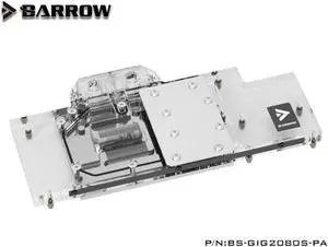 BARROW BS-GIG2080S-PA Gigabyte RTX 2080 SUPER Gaming OC Windforce GPU water cooling box  with full coverage of GPU radiator