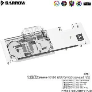 Barrow BS-COIA3070-PA2 full coverage GPU Water Block for Colorful 3070 Advanced OC Aurora