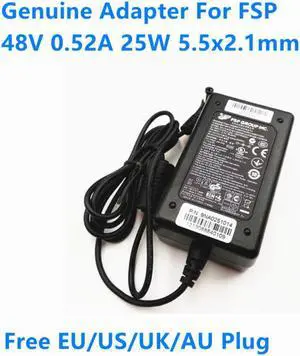 48V 0.52A 25W FSP FSP025-1AD207A 9NA0251014 AC Switching Power Adapter For HUAWEI H3C AP POE Power Supply Charger