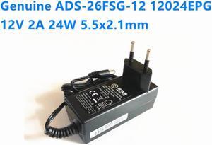 12V 2A 24W HOIOTO ADS-26FSG-12 12024EPG 12024EPBR AC Adapter For ADS-24S-12 1224GPBR Power Supply Charger Fit 12V 1.5A