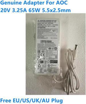 ADPC2065 20V 3.25V 65W AC Adapter For AOC Monitor AG322FCX U2879VF 280LM00004 315LM00019 E2272PWUT/BS Power Charger
