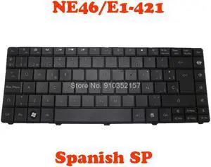 Laptop Keyboard For ACER For Gateway NE46 MP-09G46E0-9203 AEZQUP00010 Spain SP With White Mark
