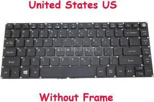 English Keyboard For ACER E5-473 E5-422 E5-422G K4000 E5-474G E5-475G E5-491G E5-473TG NSK-RD1SC NK.I14170EP United States US