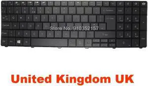 UK Keyboard For ACER For Gateway NE71B MP-09G36GB-6982W PK130QG1B08 NK.I1713.04F MP-09G36GB-5282 MP-09G36GB-6982