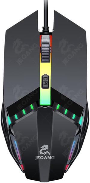 USB Wired Gaming Mouse 2400DPI Adjustable 4 Buttons LED Optical Professional Gamer Mause Computer Mice for PC Laptop Mouse Gamer