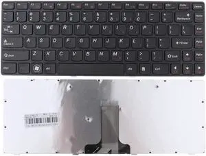 PANSHI Laptop Replacement US Layout Keyboard for Lenovo G480 G485 Z480 Z380 Z485 G410 G490 G400 G405 Black