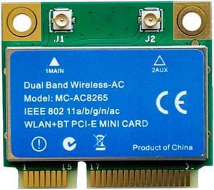 MINI PCI-E MC8265 Wireless Network Card 2.4Ghz/5Ghz 1200M Dual-Band Bluetooth 4.2 Wireless Wifi Module Supports 802.11Ac