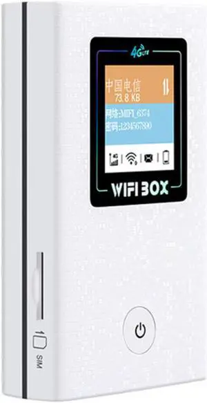 Portable 4G Wifi Router 4G Lte Wifi Wireless Router 6800MAh Power Bank Hotspot Unlocked Car Mobile with Sim Card Slot