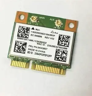 Wholesale For Broadcom BCM943142 Wifi+for Bluetooth-compatible4.0 802.11B/G/N 300Mbps Wireless Card For Lenovo FRU:04W3837
