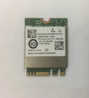 Wireless Card For Realtek RTL8822BE NGFF 802.11ac 2.4G/5GHz Wifi For Bluetooth 4.1 Card For Thinkpad L470 L570 FRU 01AX712 Wireless Card For Realtek RTL8822BE NGFF 802.11ac 2.4G/5GHz Wifi For Bluetooth 4.1 Card For Thinkpad L470 L570 FRU 01AX712