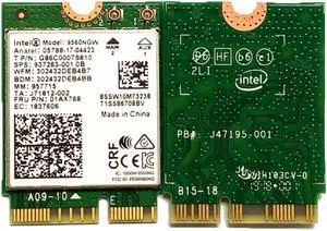 Wholesale Wireless Card For Intel AC 9560 9560NGW NGFF Key E Wifi For Bluetooth 5.0 8020.11ac For Laptop Windows 10