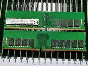 RAM SK Hyundai 16G 2RX8 3200 pure ECC UDIMM server memory bar HMA82GU7DJR8N-XN