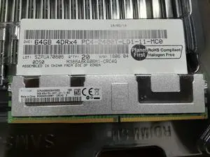 RAM 64GB 4DRX4 PC4-2400T-L 64GB DDR4 2400T LRDIMM Server Memory